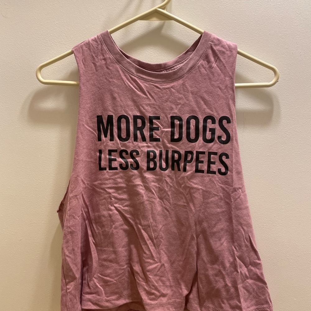 Bella Canvas Pink Dog Motto Tank Top